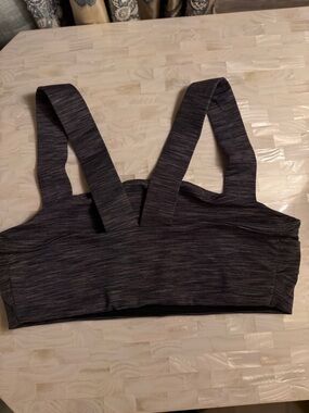 Outdoor Voices Women's Black Heather Supportive Sports Bra